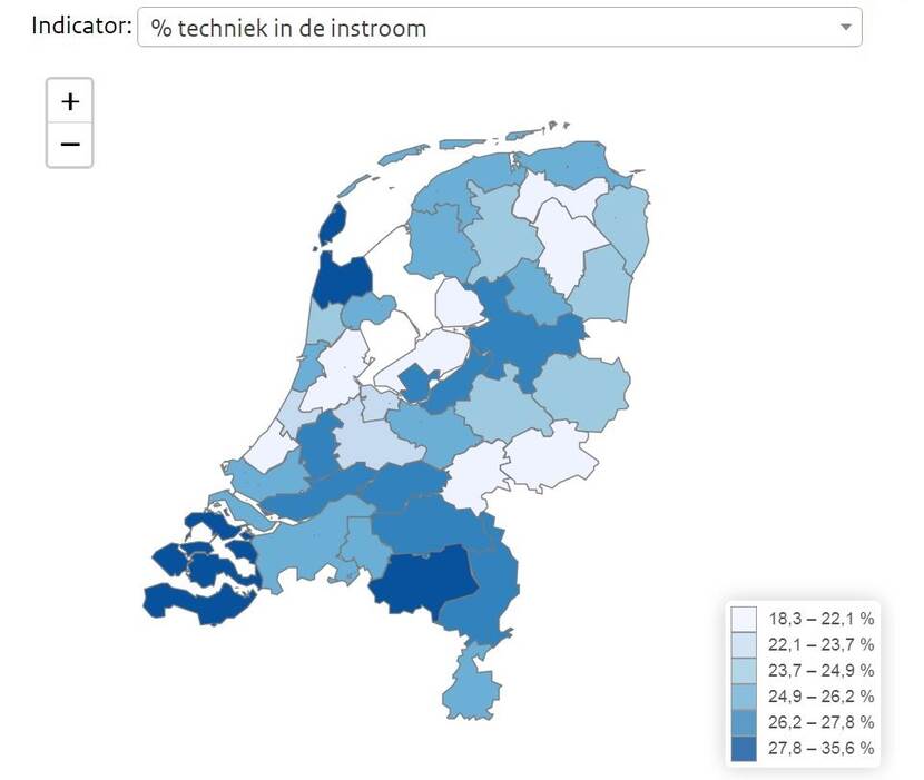 Onderwijs in de regio mbo